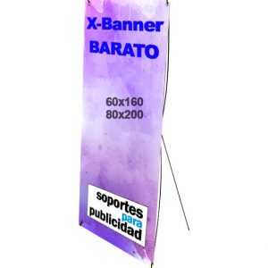 X Banner barato - Soportes para Publicidad