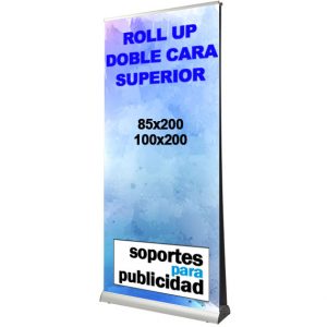 Rollup doble cara Superior - Soportes para Publicidad